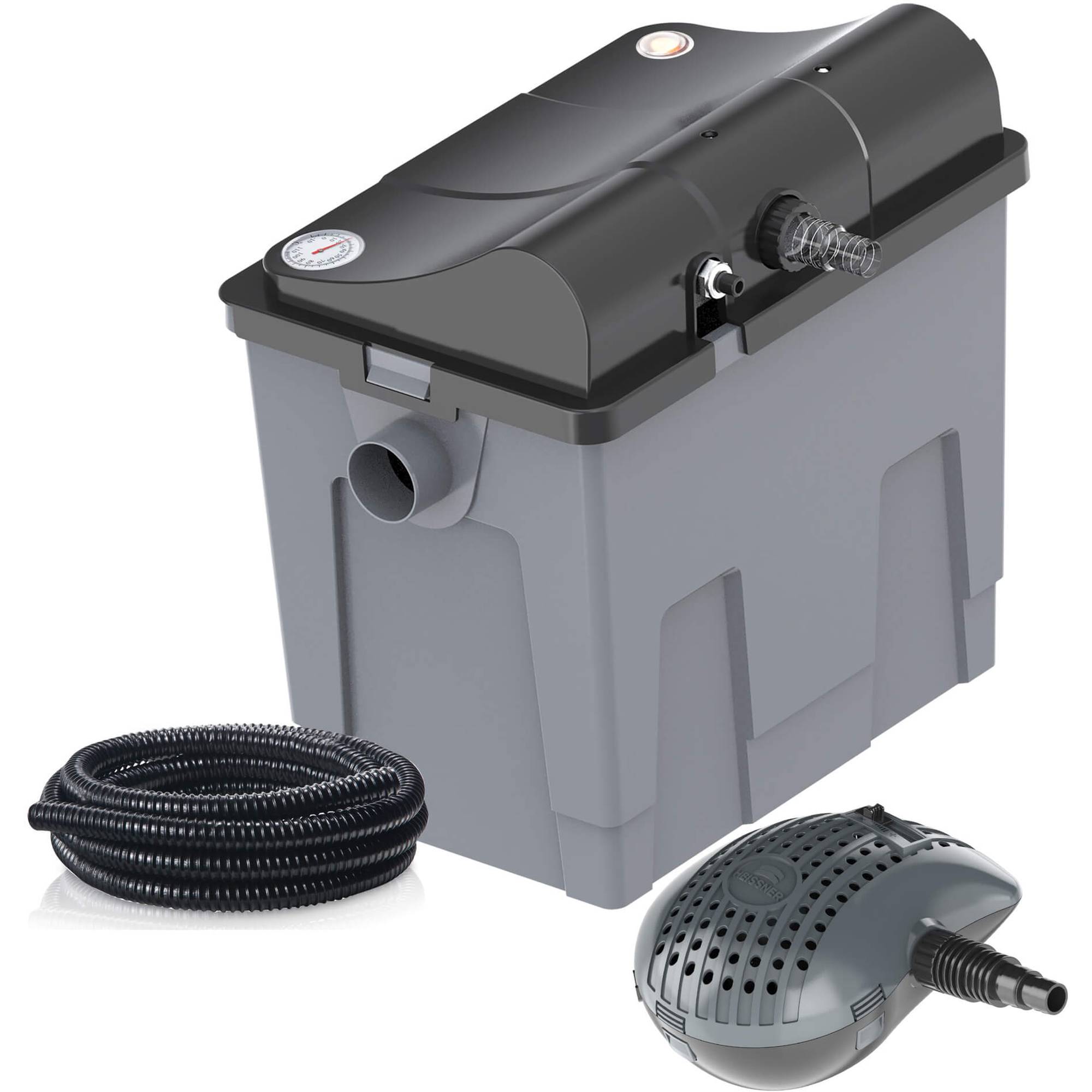 Heissner Durchlauffilter FPU10100-00 inkl. 9 Watt UV-C Teichklärer Heissner Durchlauffilter FPU10100-00 inkl. 9 Watt UV-C Teichklärer