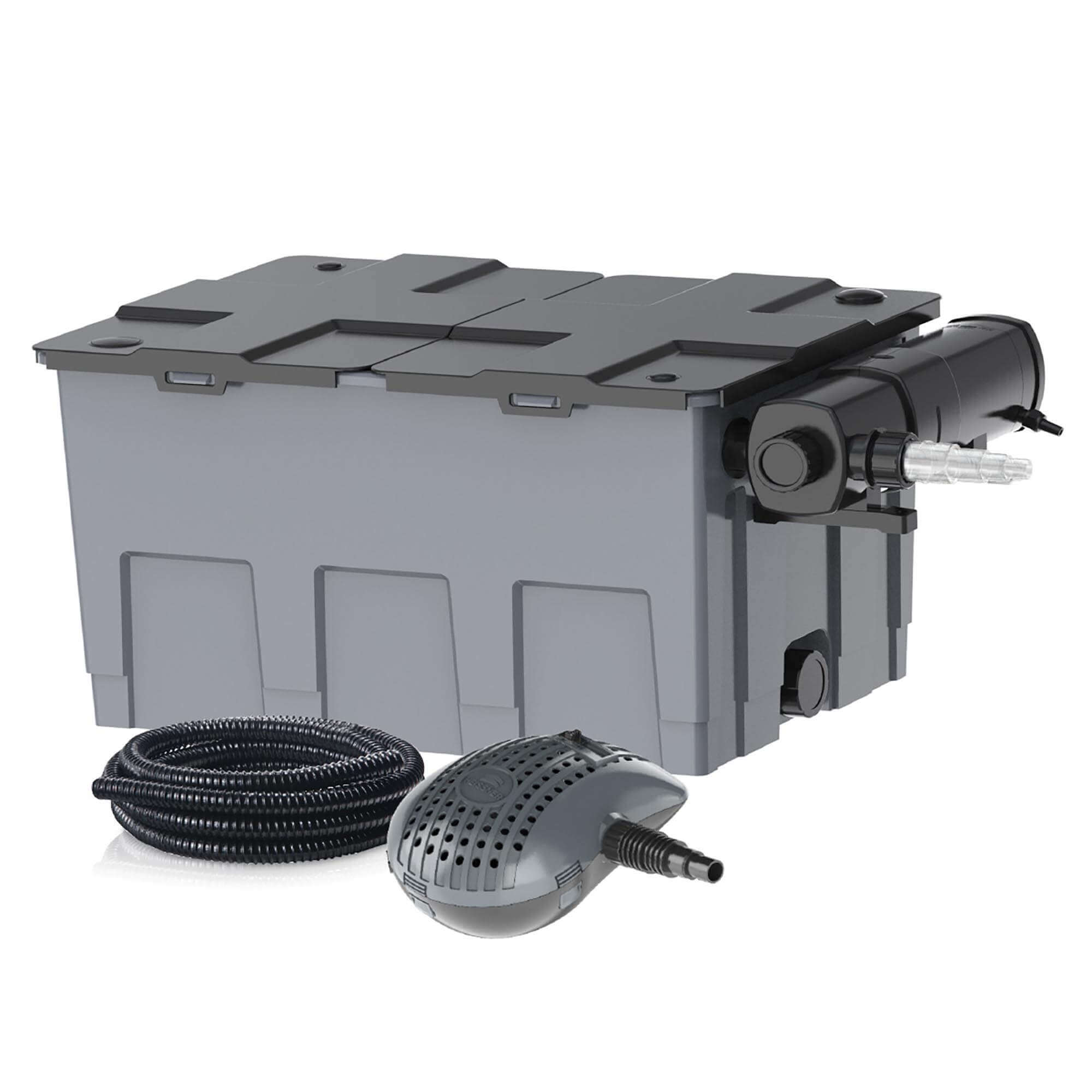 Heissner Mehrkammerfilter Set 24000 Liter inkl. 24 Watt UV-C Teichklärer Heissner Mehrkammerfilter Set 24000 Liter inkl. 24 Watt UV-C Teichklärer