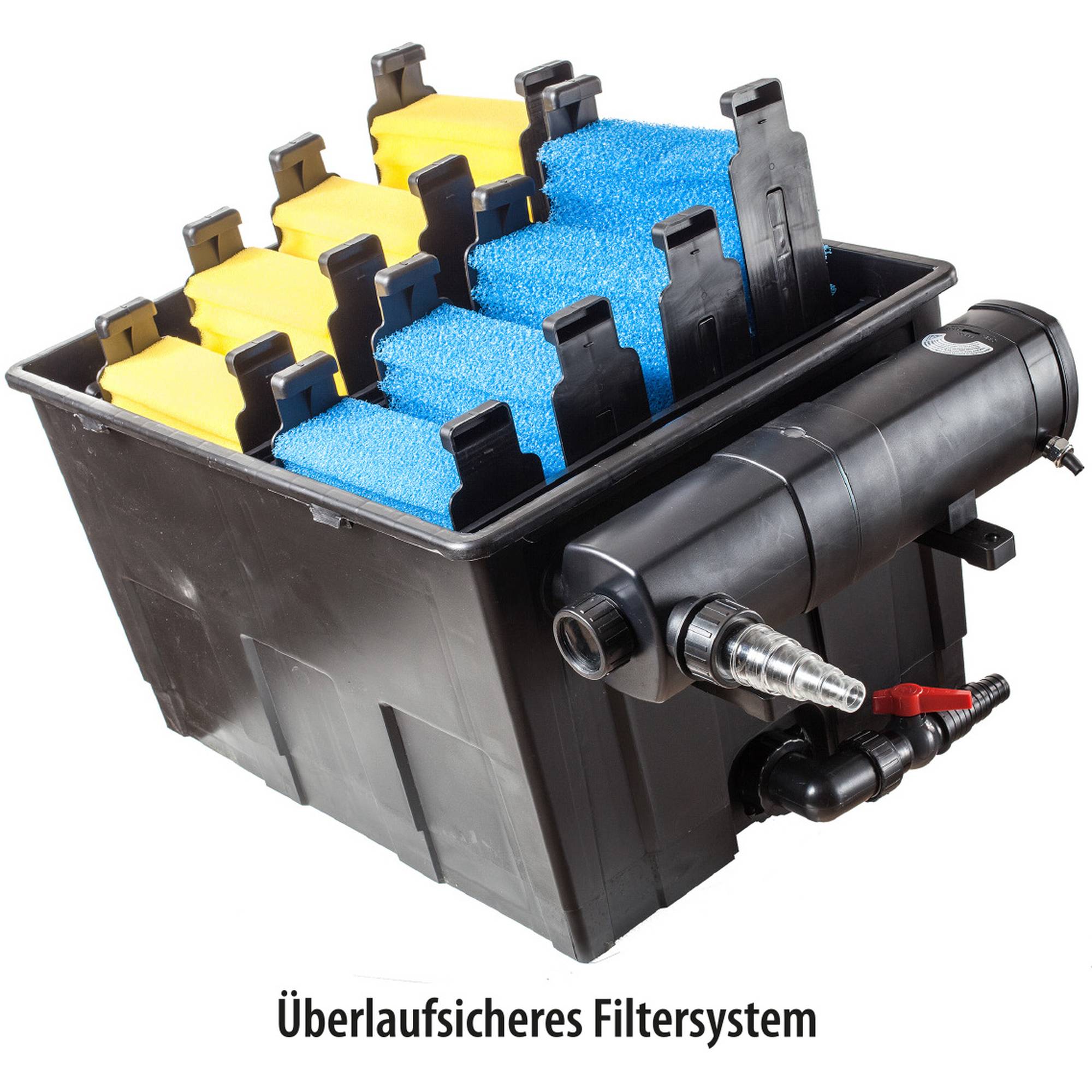 Heissner Mehrkammerfilter Set 24000 Liter inkl. 24 Watt UV-C Teichklärer Heissner Mehrkammerfilter Set 24000 Liter inkl. 24 Watt UV-C Teichklärer