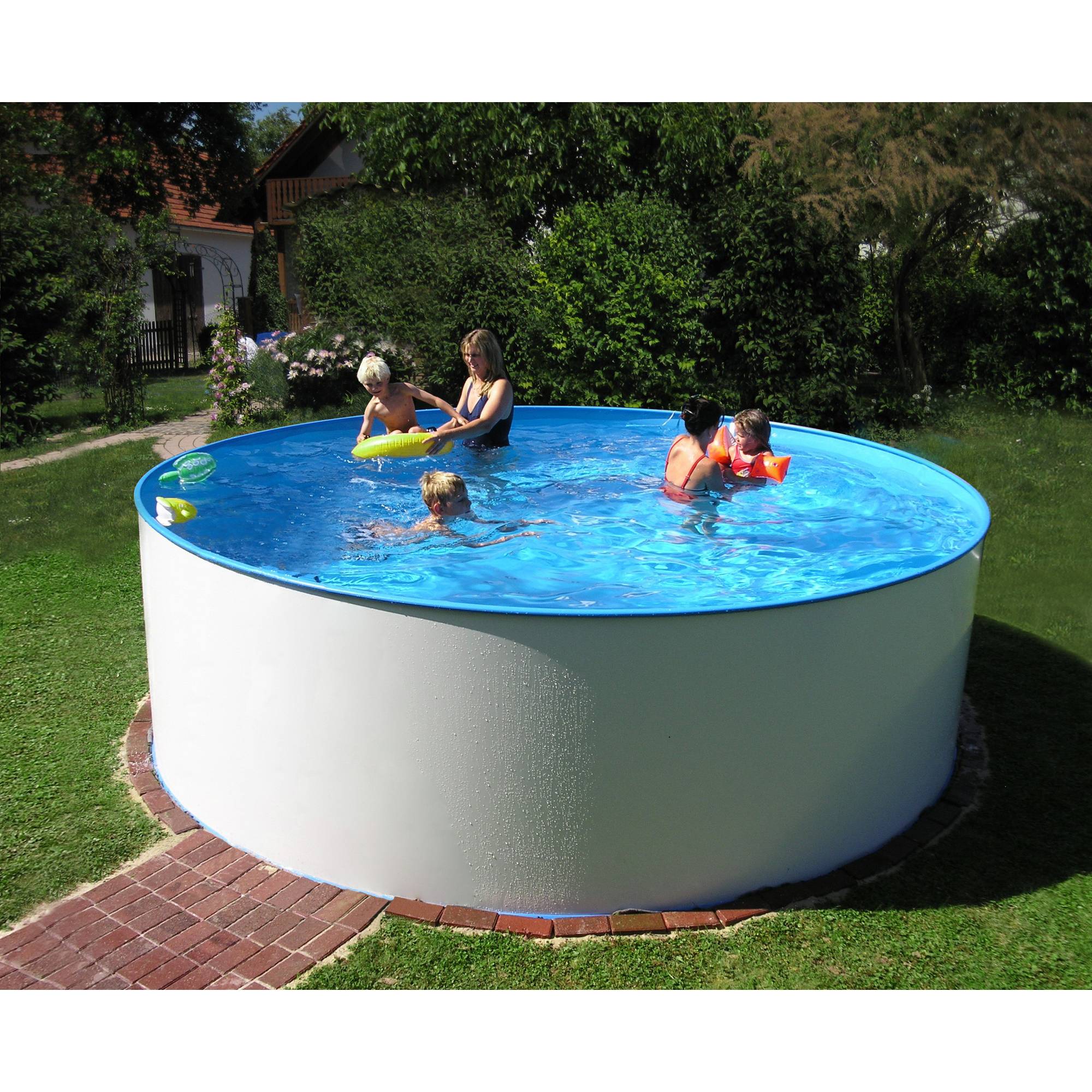 Stahlwandpool rundform 400x105 cm online kaufen